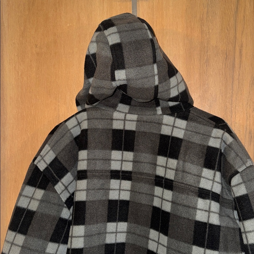 CATerpillar Active Work Plaid Hooded Fleece Jacket Lined Sold-out Sixe X-Large - Picture 8 of 8